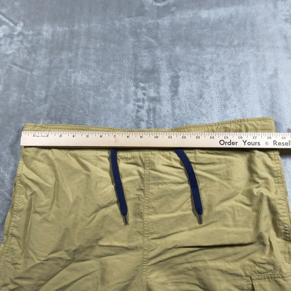 Vintage Polo Ralph Lauren Cargo Swim Trunks Men 37 Brown Surf Board Shorts Lined